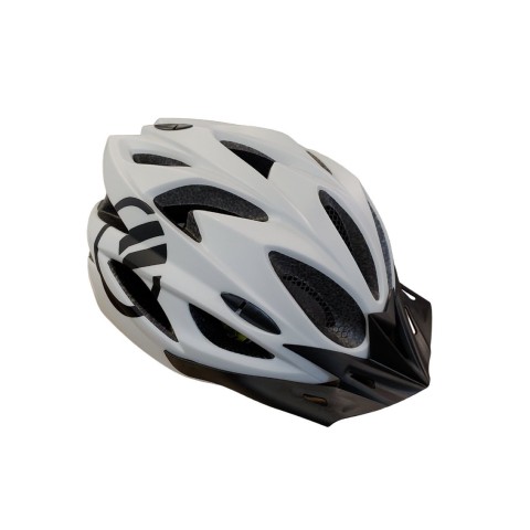 Capacete Elleven MTB In MoldBranco/Preto c/ led  (14413)